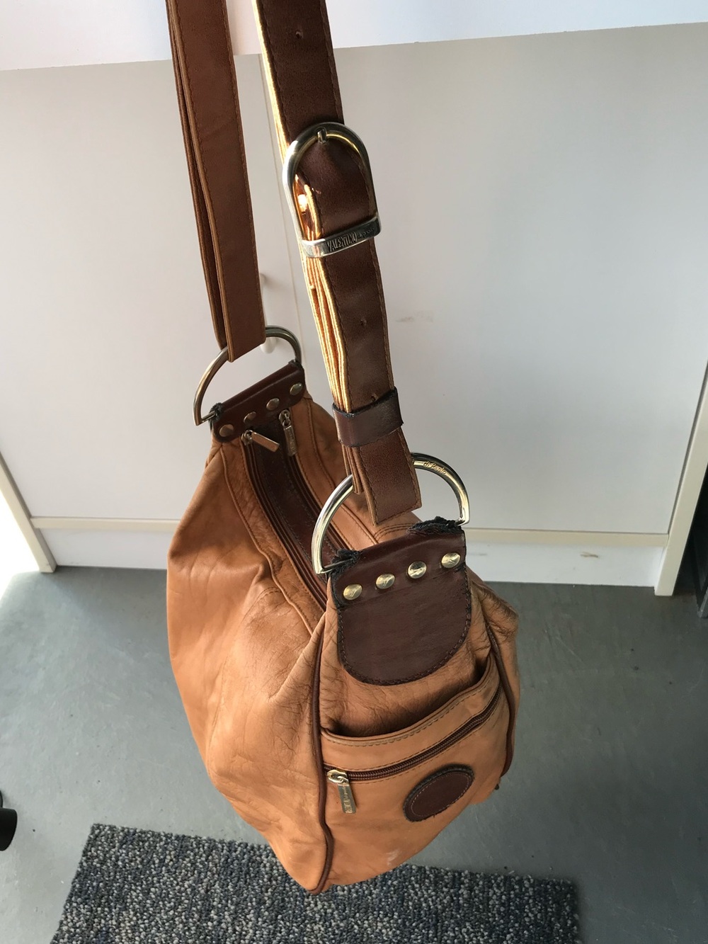 Valentino di Paolo Rust Leather Bag